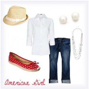 "American Girl" Senior Outfit